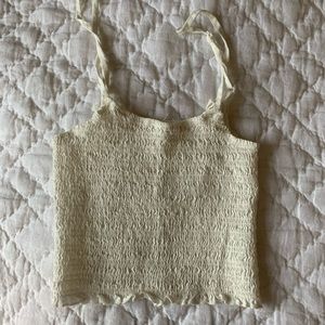 Brandy Melville Smocked Tank